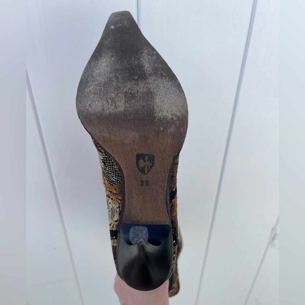 SOLD Viguevanos Italian Vintage Rare Boots EU 35 US Size 5/5 1/2 - Picture 10 of 15